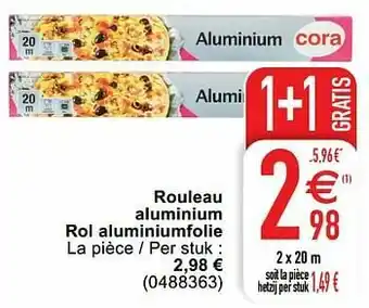 Cora Rouleau aluminium rol aluminiumfolie aanbieding