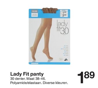 Zeeman Lady Fit Panty 30 Denier aanbieding