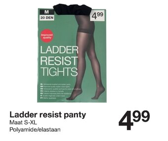 Zeeman Ladder Resist Panty aanbieding