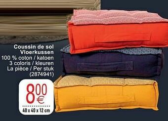 Cora Coussin de sol vloerkussen aanbieding