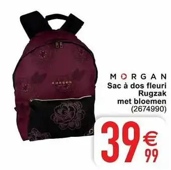 Cora Sac à dos fleuri rugzak met bloemen aanbieding