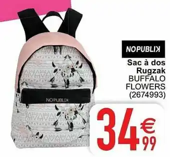 Cora Sac à dos rugzak buffalo flowers aanbieding