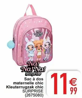 Cora Sac à dos maternelle chic kleuterrugzak chic surprise aanbieding