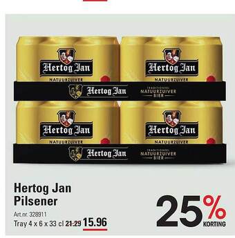Sligro Hertog jan pilsener aanbieding