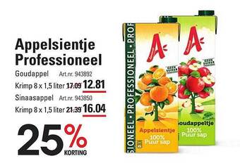 Appelsientje professioneel