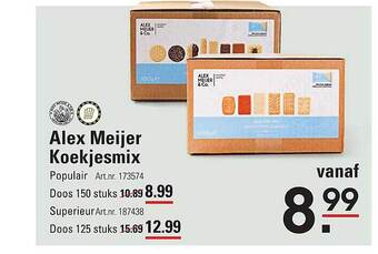 Sligro Alex meijer koekjesmix aanbieding