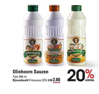 Sligro Oliehoorn sauzen aanbieding