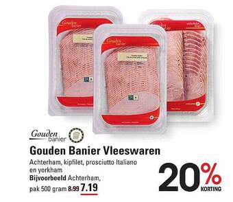 Gouden banier vleeswaren