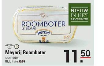 Sligro Meyerij roomboter aanbieding