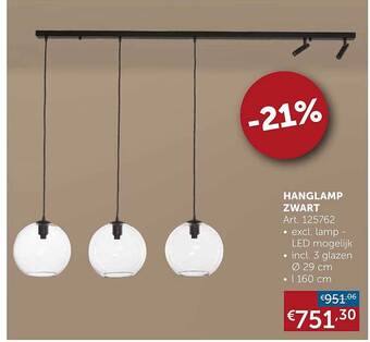 Zelfbouwmarkt Hanglamp zwart aanbieding