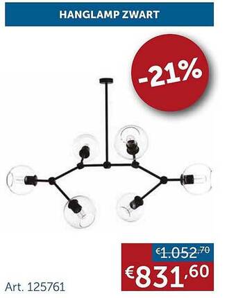 Zelfbouwmarkt Hanglamp zwart aanbieding