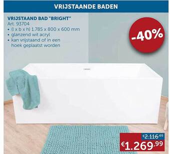 Vrijstaand bad