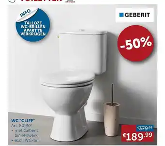 Zelfbouwmarkt Wc aanbieding