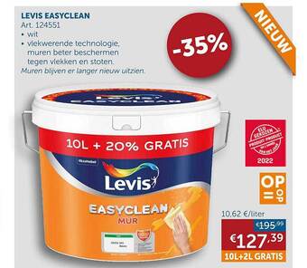 Zelfbouwmarkt Levis easyclean aanbieding
