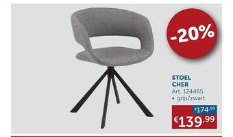 Zelfbouwmarkt Stoel cher aanbieding