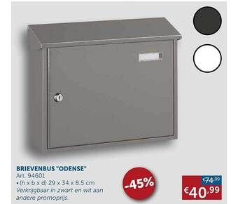 Zelfbouwmarkt Brievenbus aanbieding
