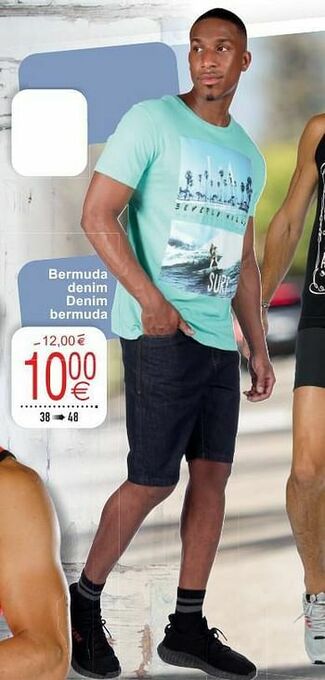 Cora Bermuda denim denim bermuda aanbieding