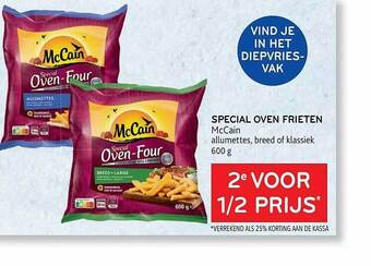 Alvo Special oven frieten mccain aanbieding