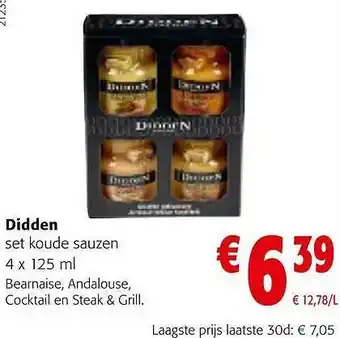 Colruyt Didden set koude sauzen aanbieding