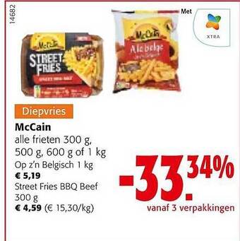 Colruyt Mccain aanbieding