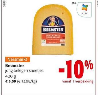 Colruyt Beemster jong belegen sneetjes aanbieding