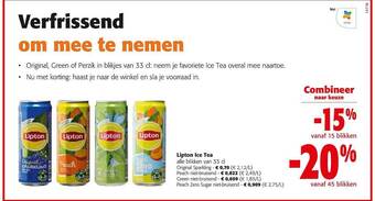 Colruyt Lipton ice tea aanbieding