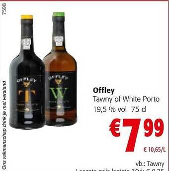 Colruyt Offley tawny of white porto aanbieding