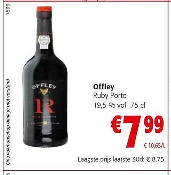 Colruyt Offley ruby porto aanbieding