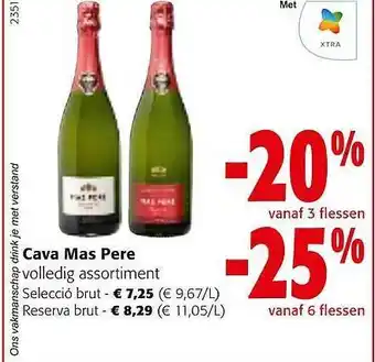 Colruyt Cava mas pere aanbieding