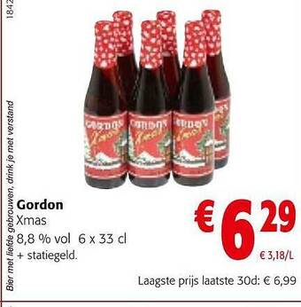 Colruyt Gordon xmas aanbieding