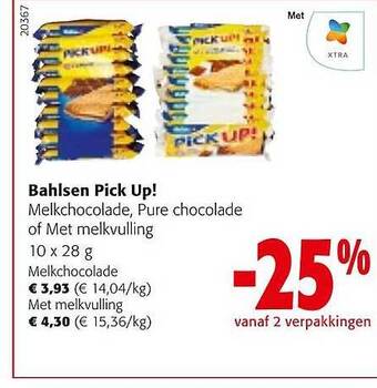 Colruyt Bahlsen pick up! aanbieding