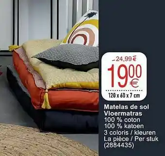Cora Matelas de sol vloermatras aanbieding