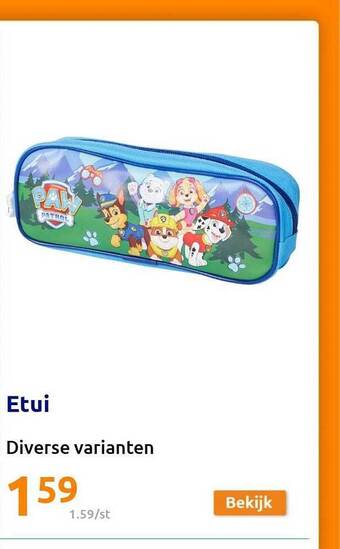 Action Etui aanbieding