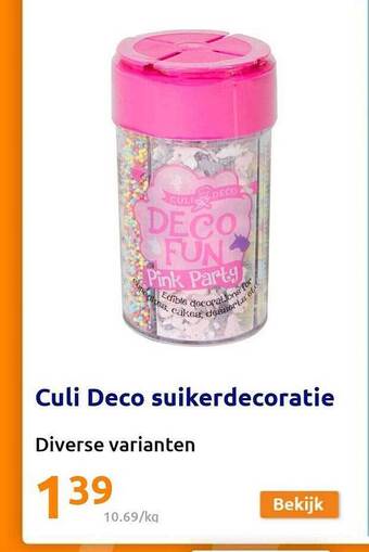 Action Culi deco suikerdecoratie aanbieding