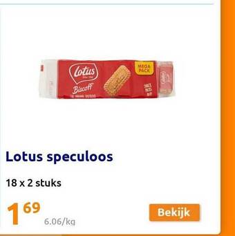 Action Lotus speculoos aanbieding