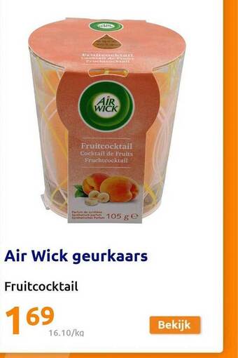 Action Air wick geurkaars aanbieding