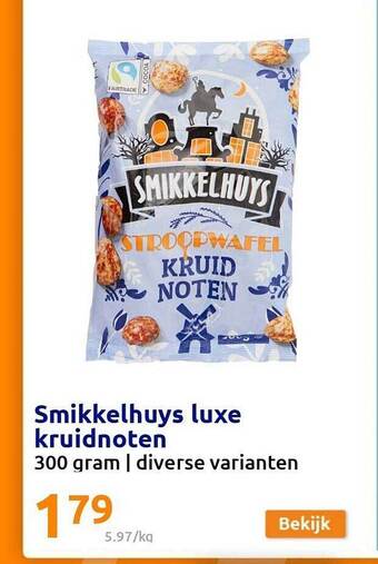 Action Smikkelhuys luxe kruidnoten aanbieding