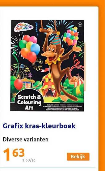 Action Grafix kras-kleurboek aanbieding