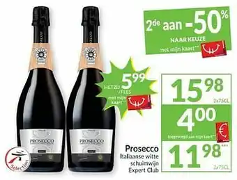 Intermarché Prosecco italiaanse witte schuimwijn expert club aanbieding