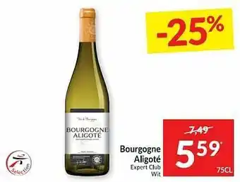 Bourgogne aligoté expert club wit