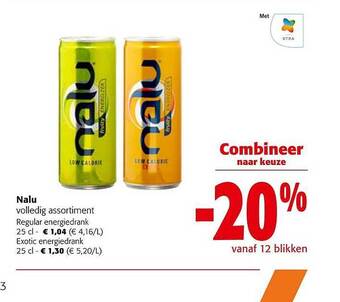 Colruyt Nalu aanbieding