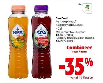 Colruyt Spa fruit aanbieding