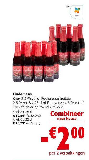 Colruyt Lindemans aanbieding