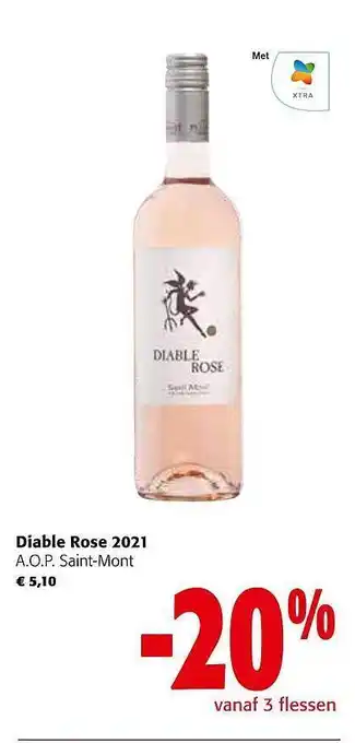 Colruyt Diable rose 2021 aanbieding