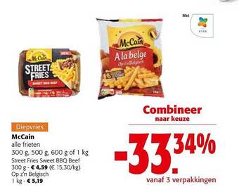 Colruyt Mccain alle frieten aanbieding