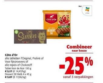 Colruyt Côte d'or aanbieding