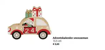 Adventskalender sneewman