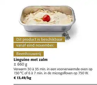 Colruyt Linguine met zalm aanbieding