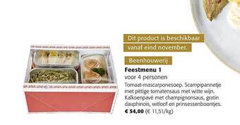 Feestmenu 1