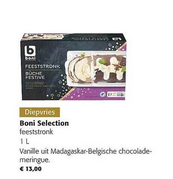 Colruyt Boni selection feeststronk aanbieding